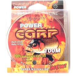 Рибальська волосінь DrAGON Power Carp, 100м., діаметр 0,30мм
